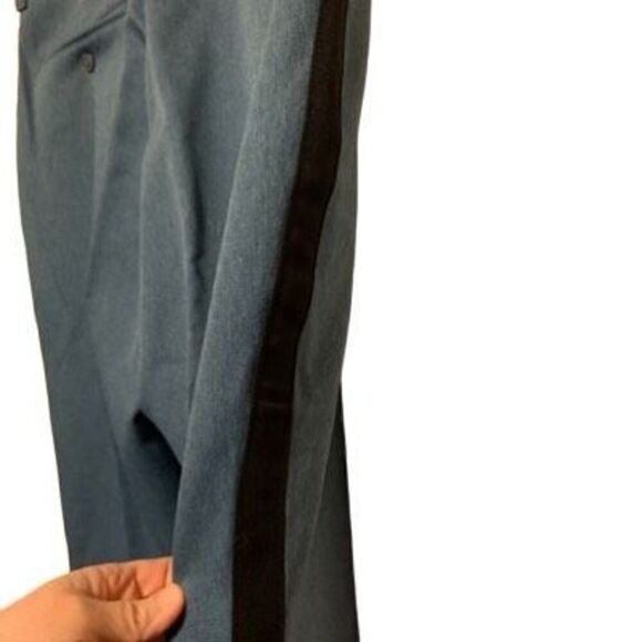 Riverside Size 37/M Blue Black Stripe Police Security Uniform Pants *New* - Picture 4 of 9